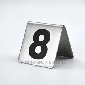1-10 Steel Table Number Plate for Restaurant Hotel Bar-