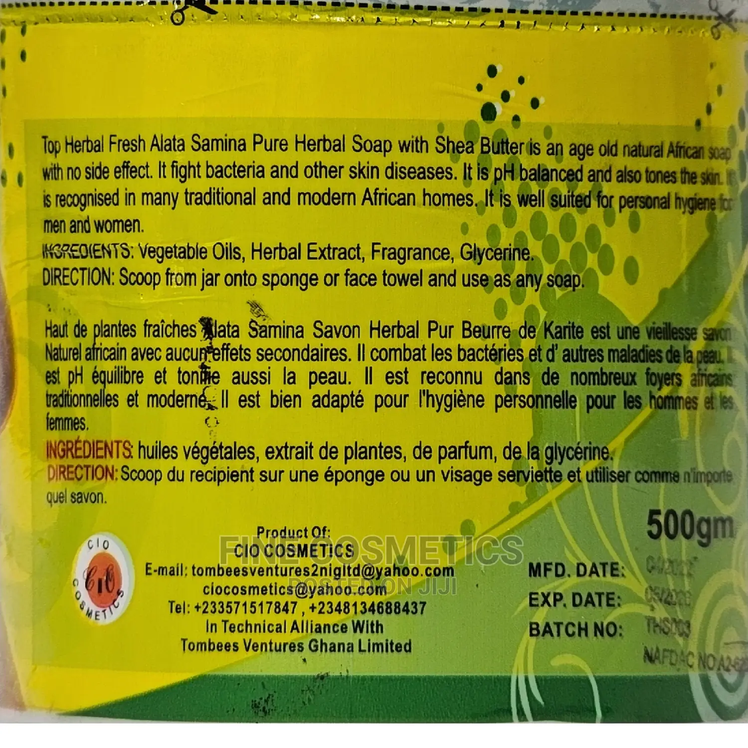 Yori Yori Soap | Egyptian Goat Milk | Alata Garden Diamond