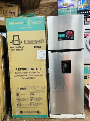 Hisense 419 Liters Double Door Frost Free Refrigerator