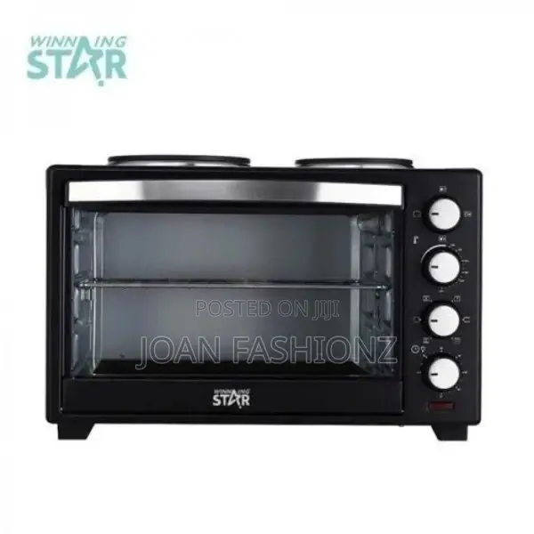 Winning Star 40L Electric Baking Oven With 2 Hot Plates