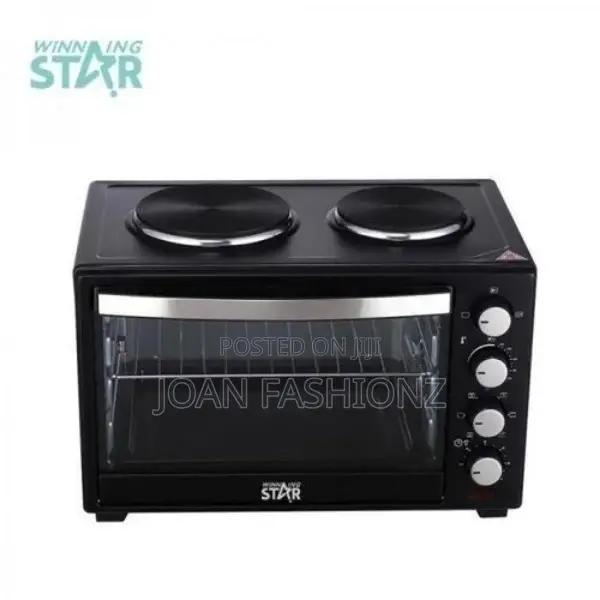 Winning Star 40L Electric Baking Oven With 2 Hot Plates
