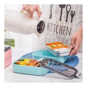 Double Layer Food Lunch Box,Leak Proof Container Micro Wave