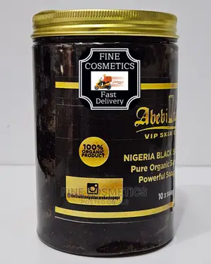 ABEBI WHITE VIP Skin Care Nigerian Super Toning Black Soap.