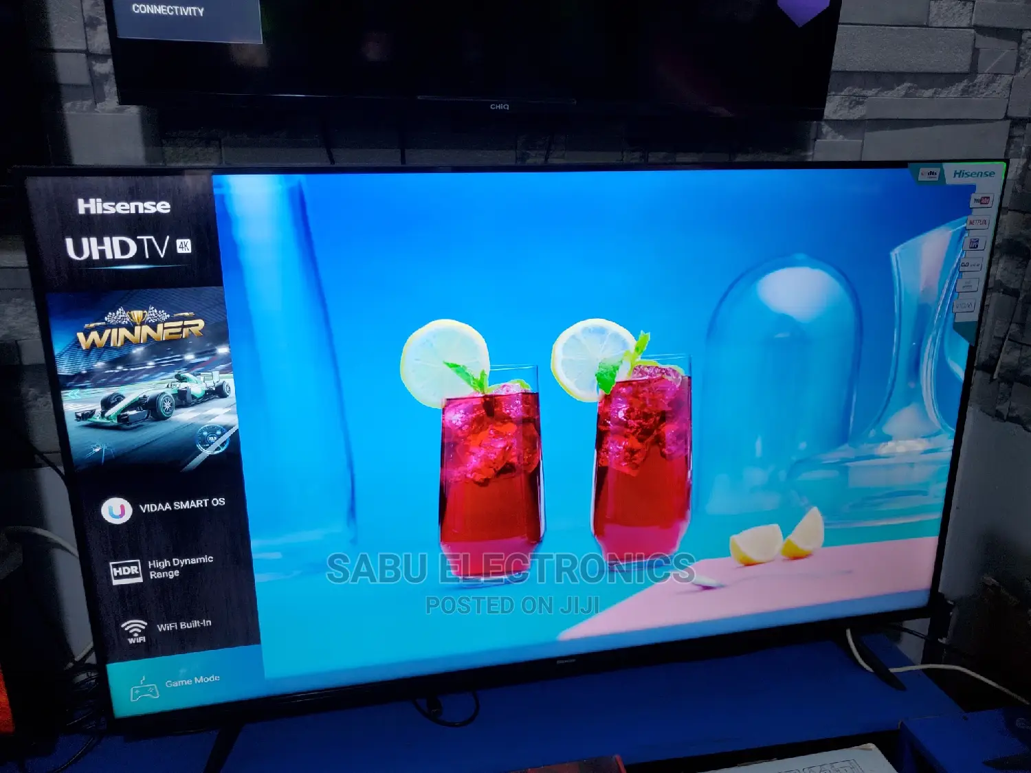 55 Inch Hisense Smart TV Frameless