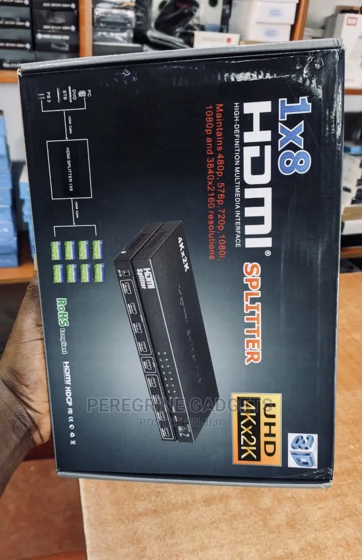 4kx2k 1X8 HDMI Multimedia Splitter 