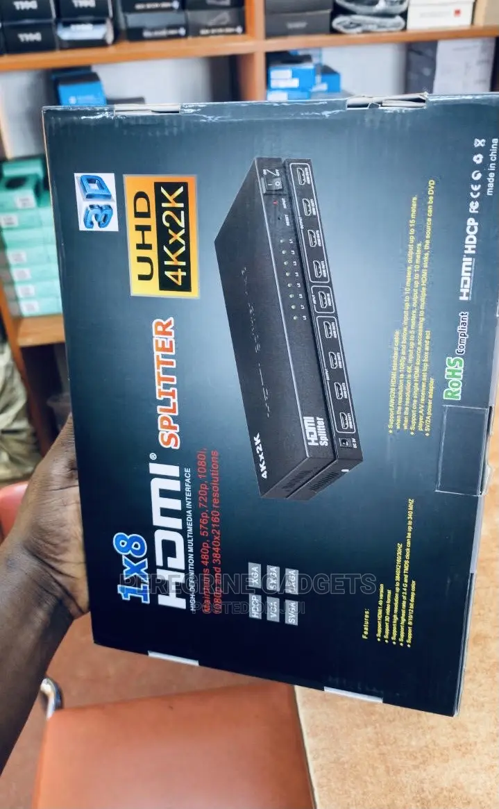 4kx2k 1X8 HDMI Multimedia Splitter 