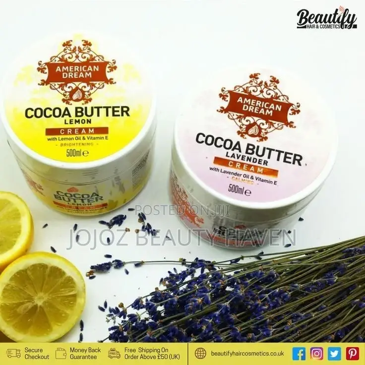 American Dream Lemon,Lavender Cocobutter Cream
