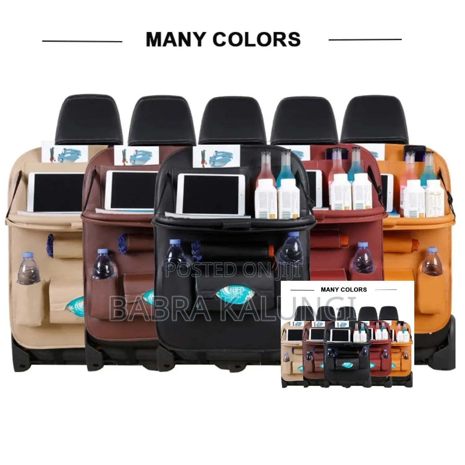 Car Seat Back Storage Bag