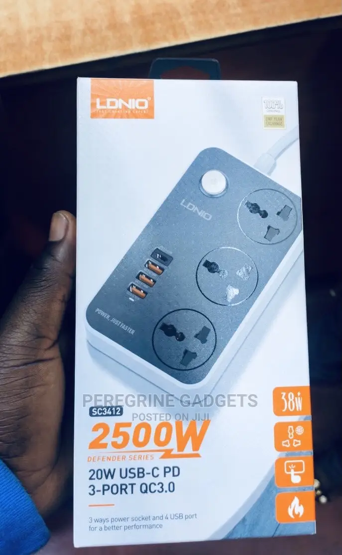 Ldnio 3way Smart Charging Extension
