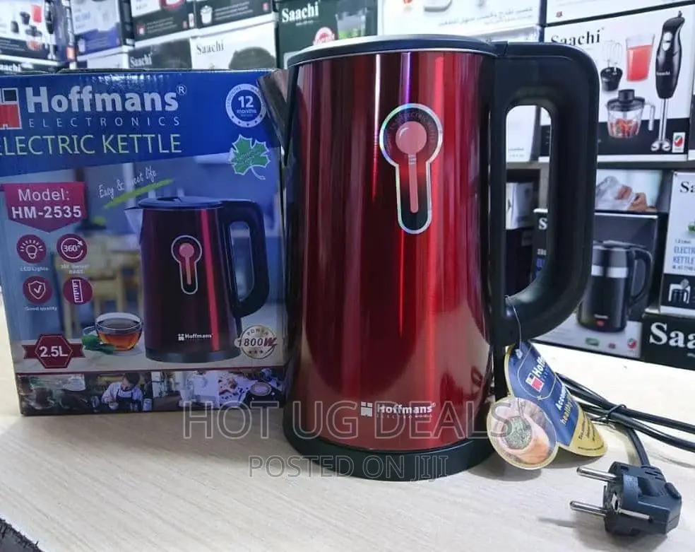 2.5l Hoffman Fast Boiling Electric Kettle Stainless Steel
