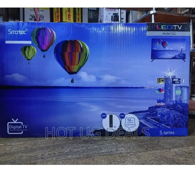 Smatec 32′′ Hd Digital Led Tv | Ac/Dc With Free Remote