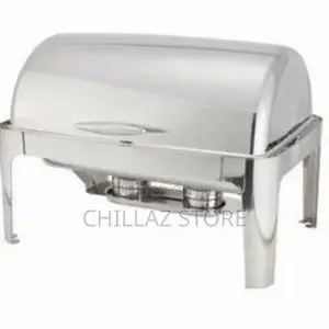 9.L Rectangular Roll Top Chafing Dish.