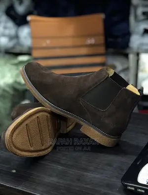 Original Coffee Brown Suede Clarks Chelsea Boots