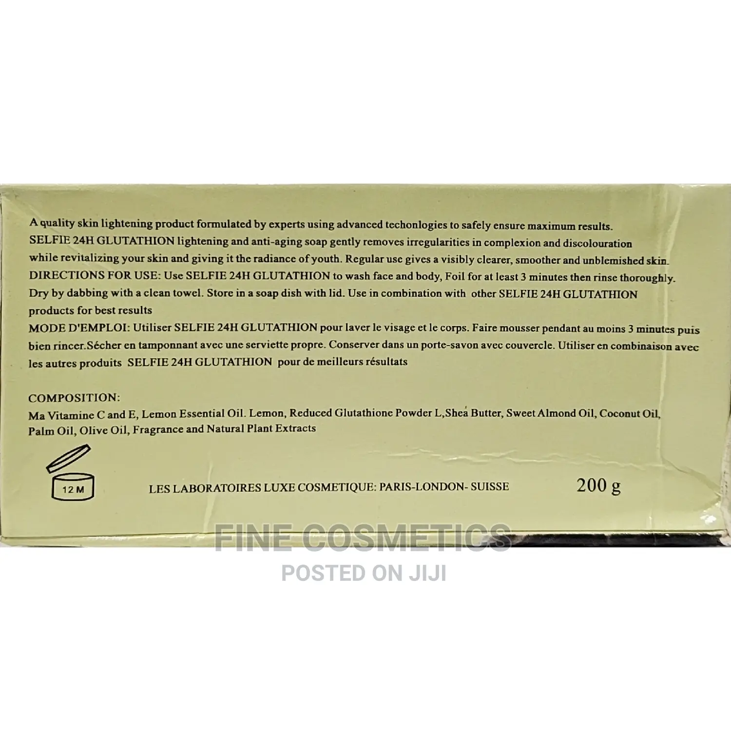 Selfie Soap 24H Collagen Whiten'g Black Spot Corrector Soap