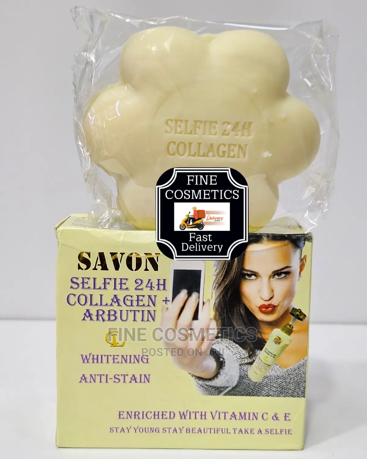 Selfie Soap 24H Collagen Whiten'g Black Spot Corrector Soap