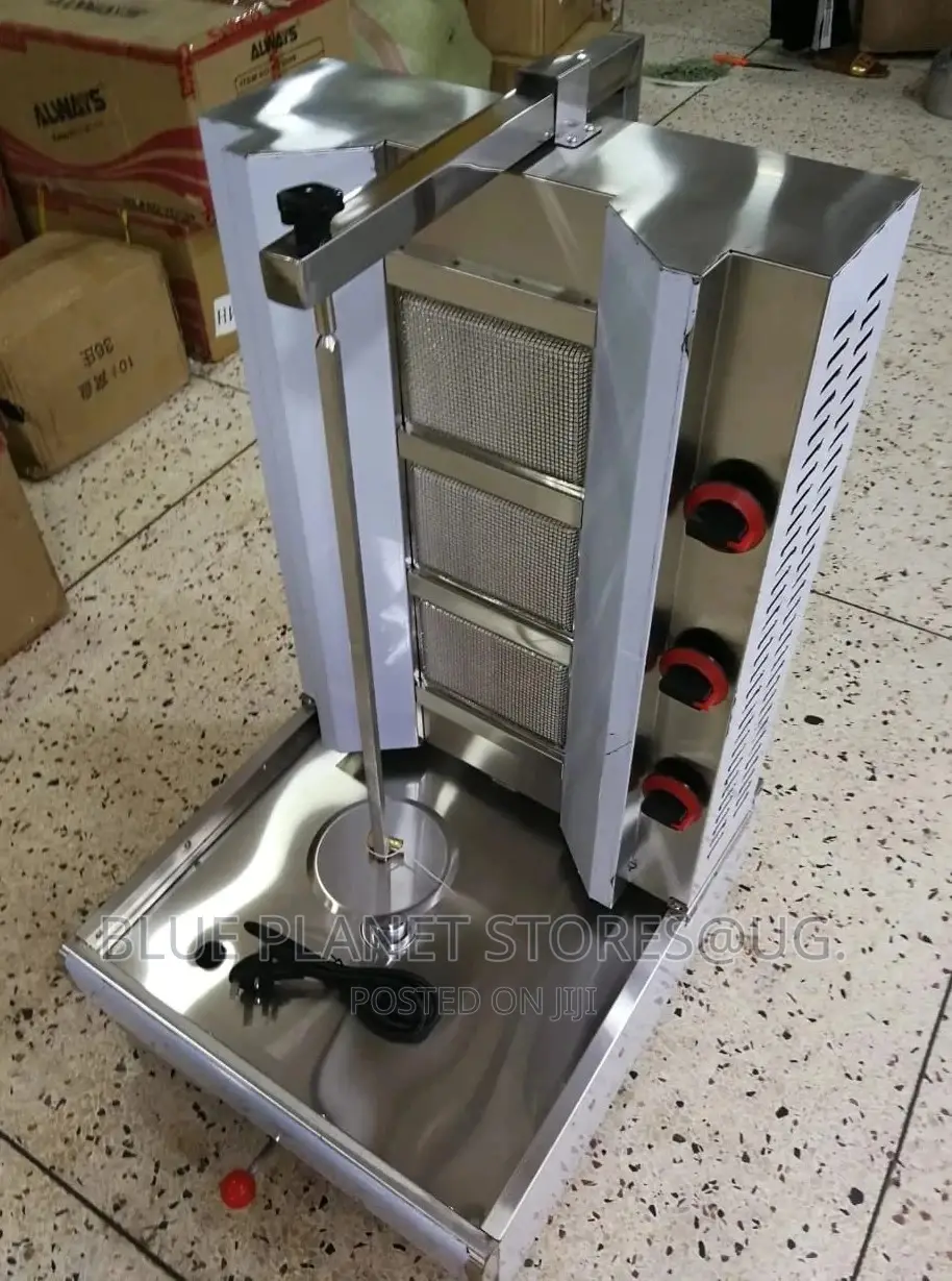 Automatic Gas Shawarma Machines \\ 3 Burners \\ COMMERCIAL.