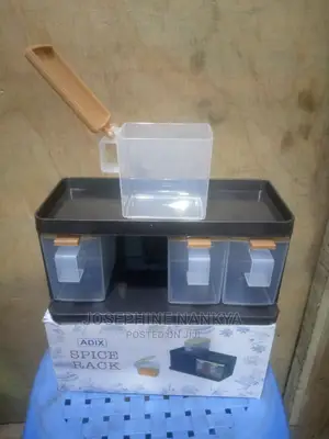 Spice Rack, With Four Storage Containef