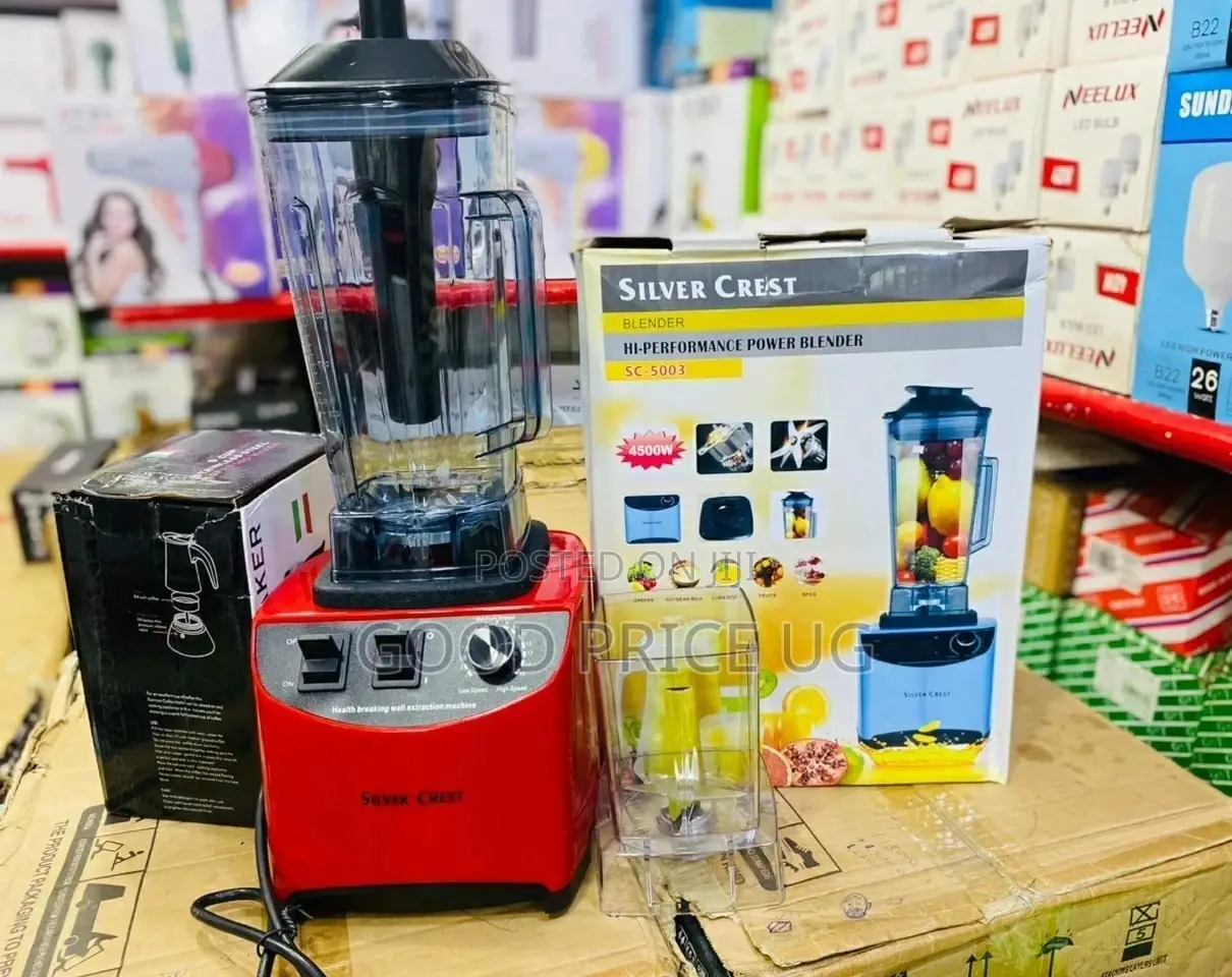 Silver Crest Commercial Blender With 2 Years Warranty.