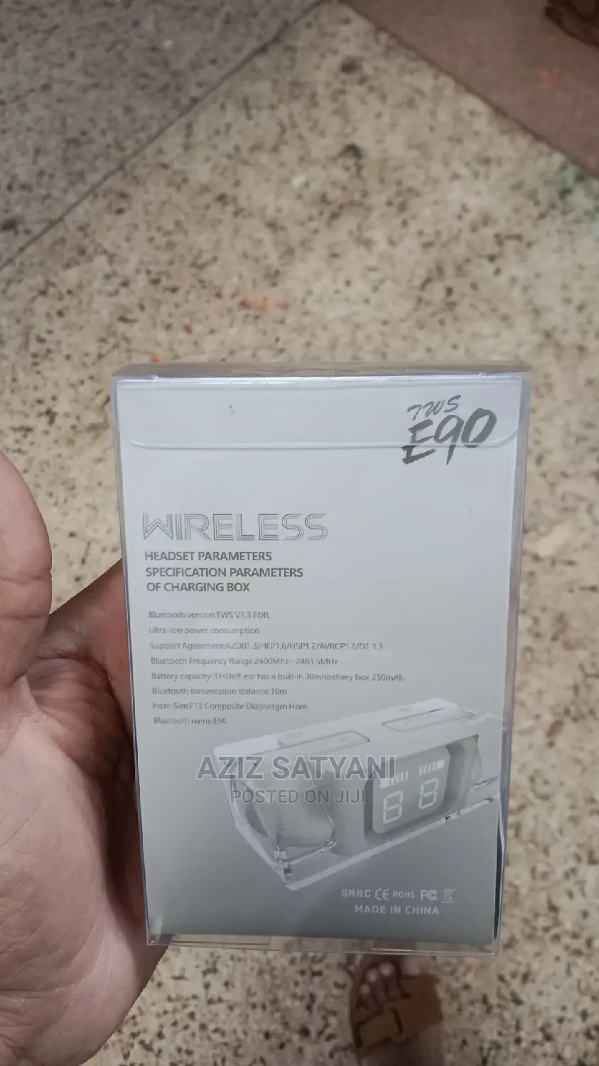 Essager E90 TWS Earphons Blueth Headphne With Display Touch