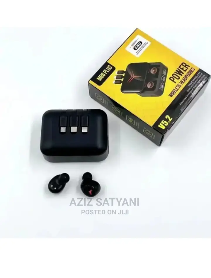 M88 PLUS Power Bank TWS Bluetooth 5.3 Wireless Earphone Best