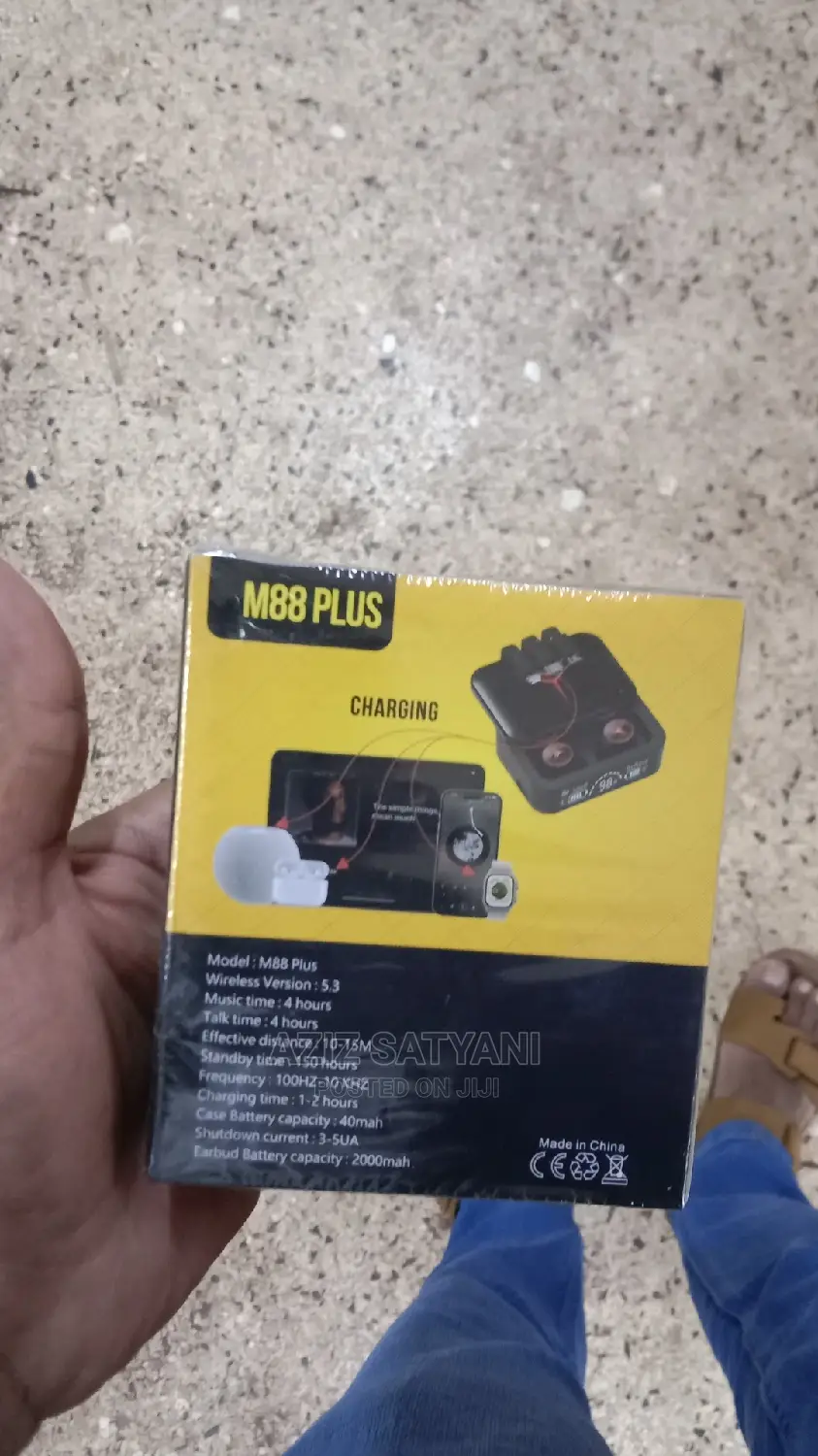M88 PLUS Power Bank TWS Bluetooth 5.3 Wireless Earphone Best