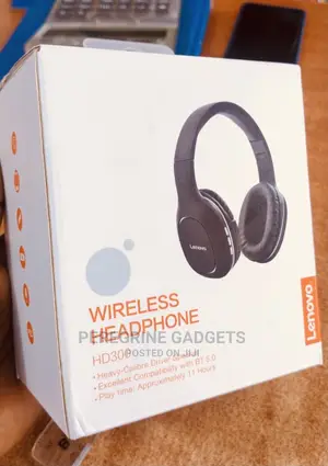 LENOVO Hd300 Wireless Bt5.0 Headsets Black