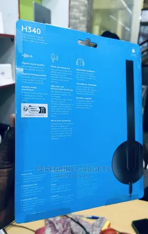 Logitech H340 USB PC Headset With Noise -Canceling Mic