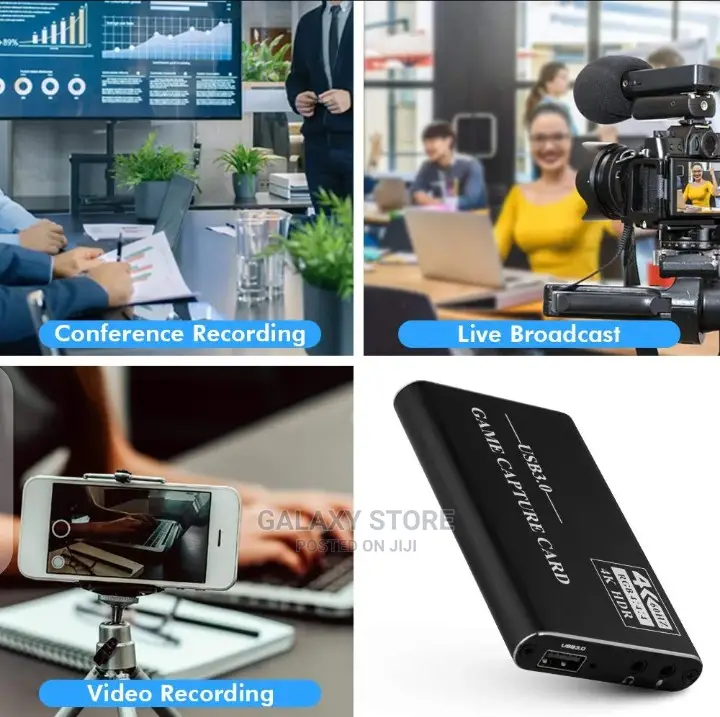 HDMI to USB 3.0 Video Capture Card Game Recorder XBOX PS4