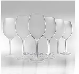 6 Pieces of Colored Juice Wine Frosted Glass With Ice Effect