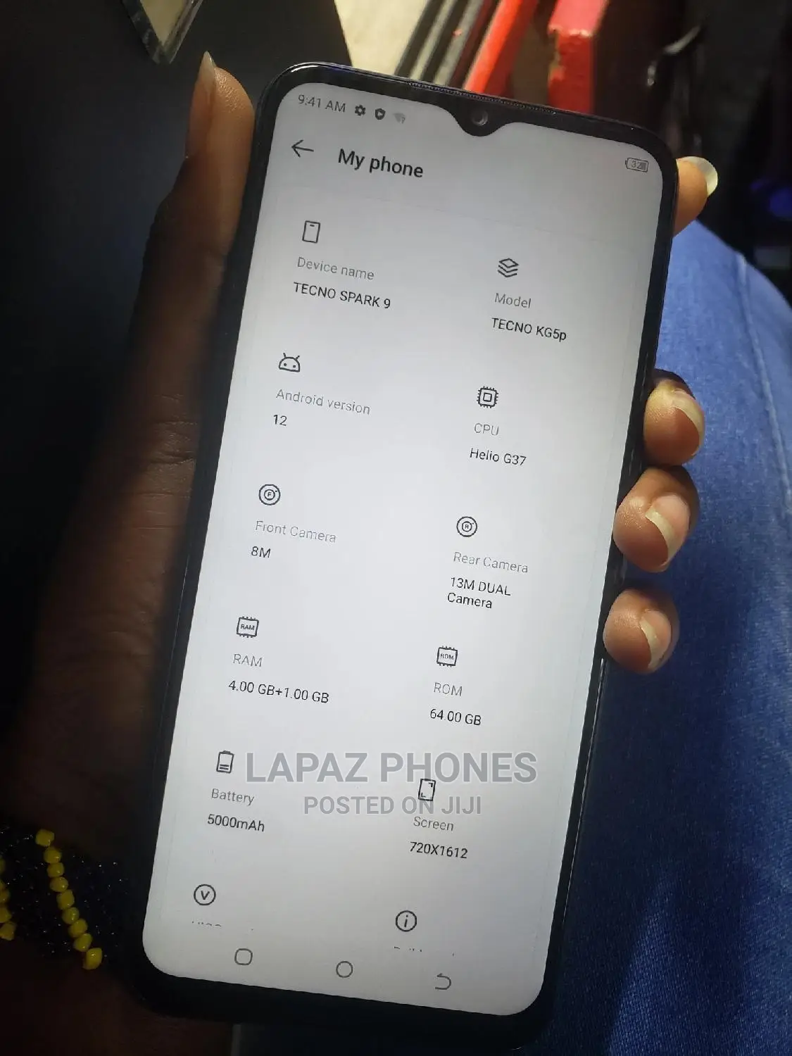 Tecno Spark 9 64 GB Gray