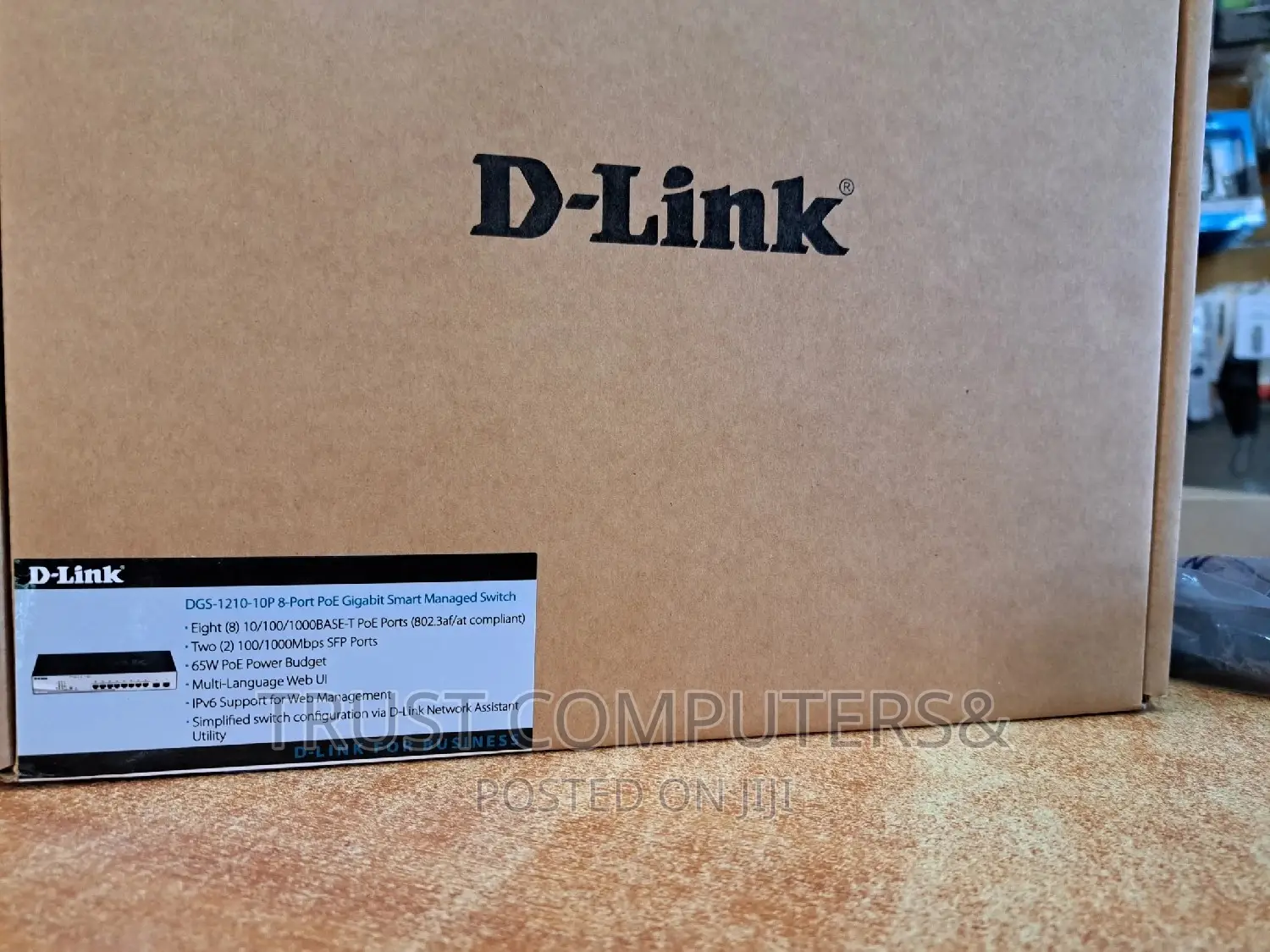 D-Link 8port DGS-1210-10p Poe Gigabit Smart Managed