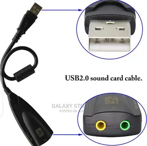 USB External Sound Card 7.1 Channel for USB Sound Output