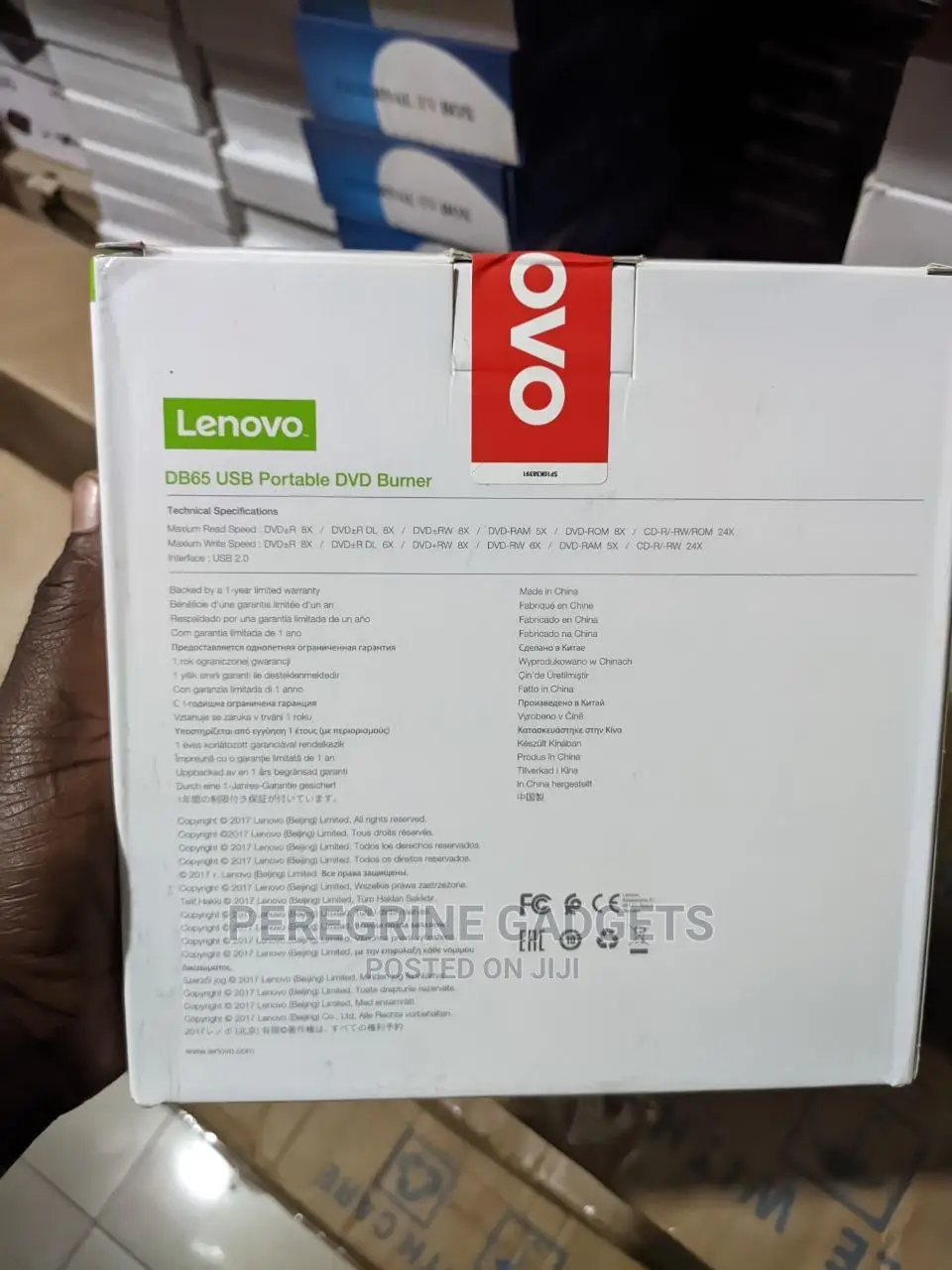 LENOVO Original Db65 USB Portable DVD Burner