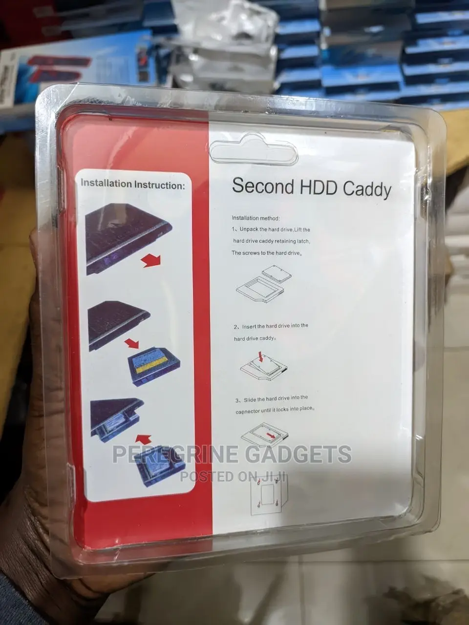 Second HDD Caddy 9.5M Hard Drive Adapter