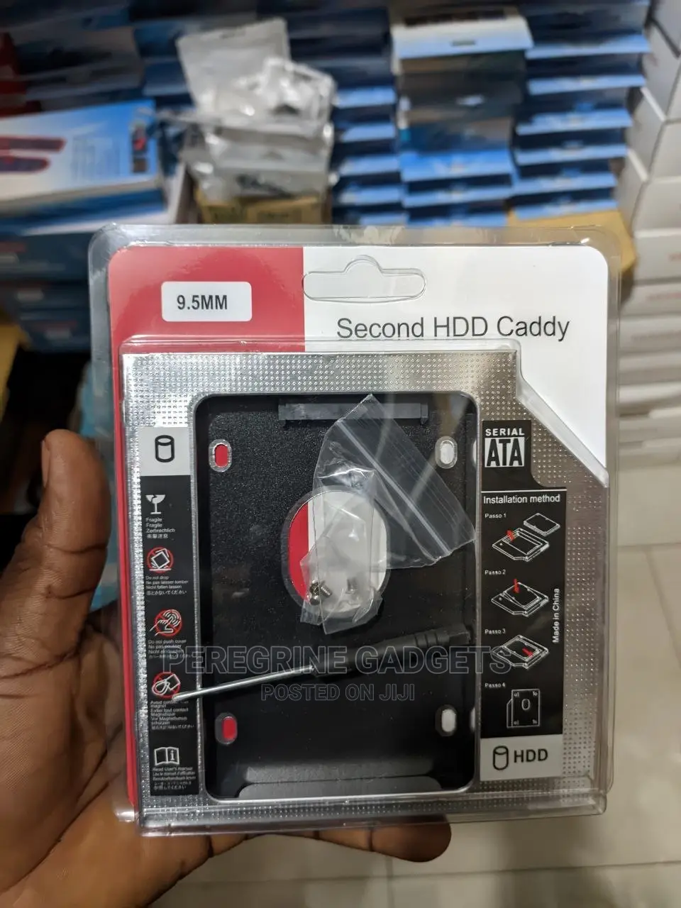 Second HDD Caddy 9.5M Hard Drive Adapter