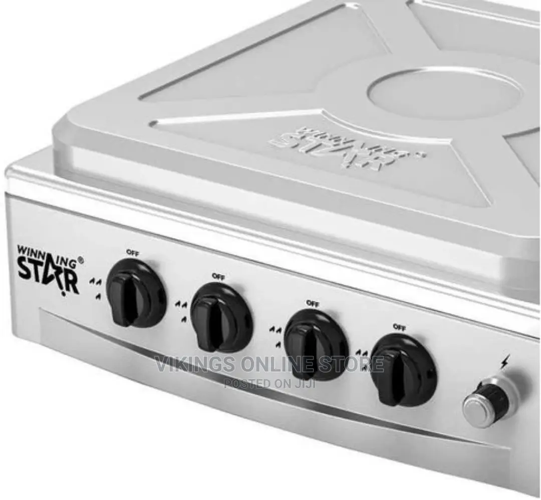 Winningstar 4 Burner Gas Stove Black Burner Kitchen Gas Hob