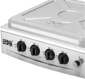 Winningstar 4 Burner Gas Stove Black Burner Kitchen Gas Hob