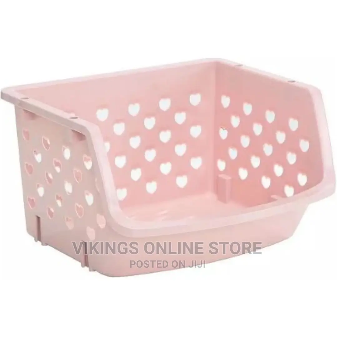 4-Tier Plastic Bathroom/Kitchen Storage Organizer Rack