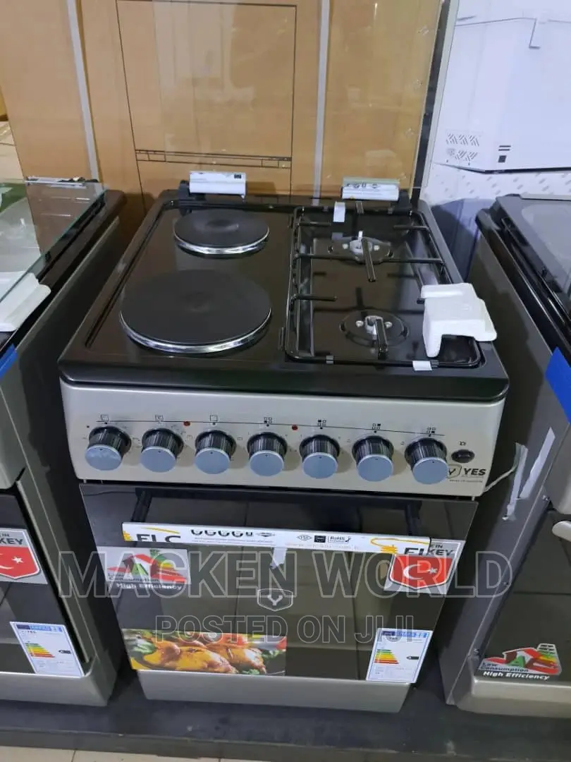 50by60 Yes Gas Cooker 2 Electric Plates 2 Gas Burners