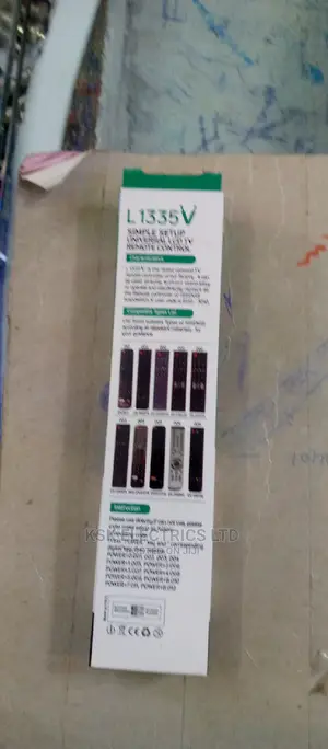 L 1335V Simple Setup Unvseral LCD TV Remote Control