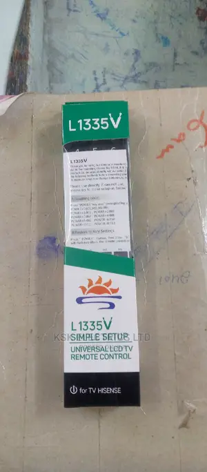 L 1335V Simple Setup Unvseral LCD TV Remote Control