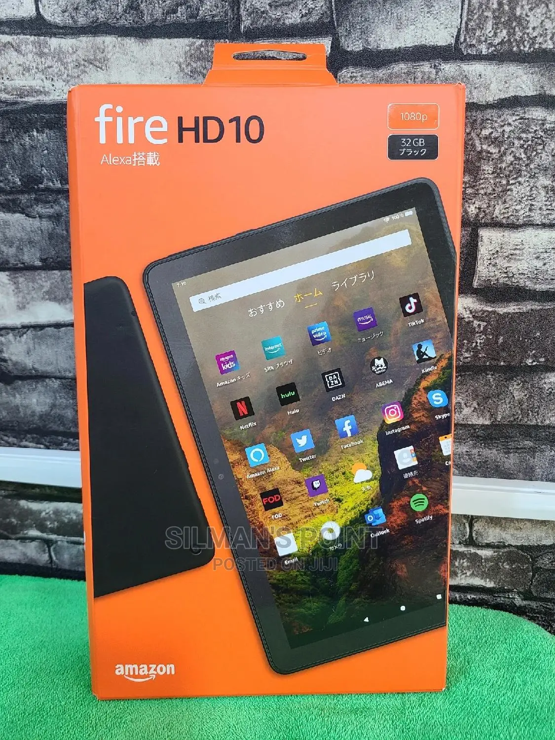 New Amazon Fire HD 10 (2021) 32 GB Black