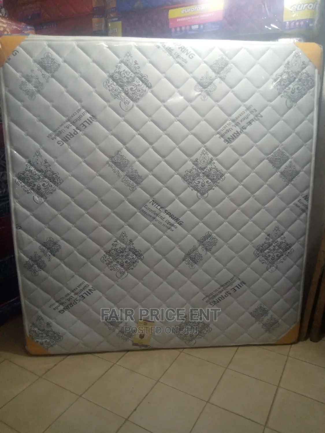 Vip Nile Spring Mattress of Vorno.5x6x12inches(White)