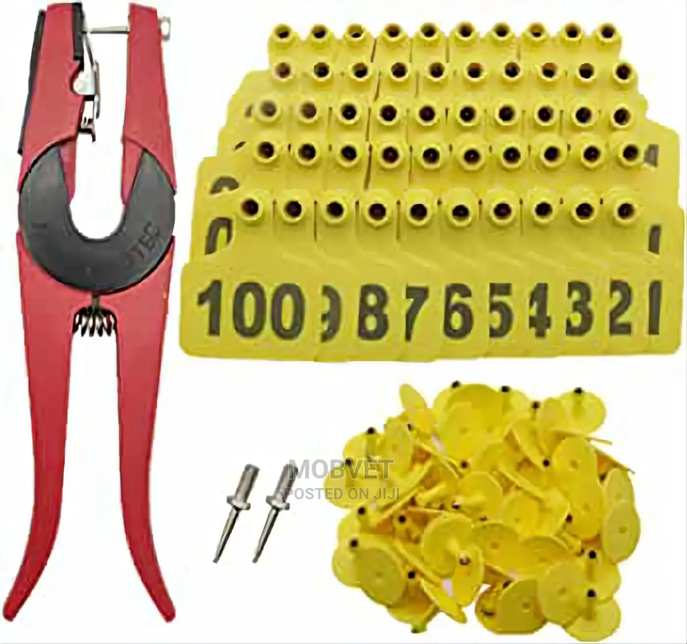 Yellow Cows Ear Tags