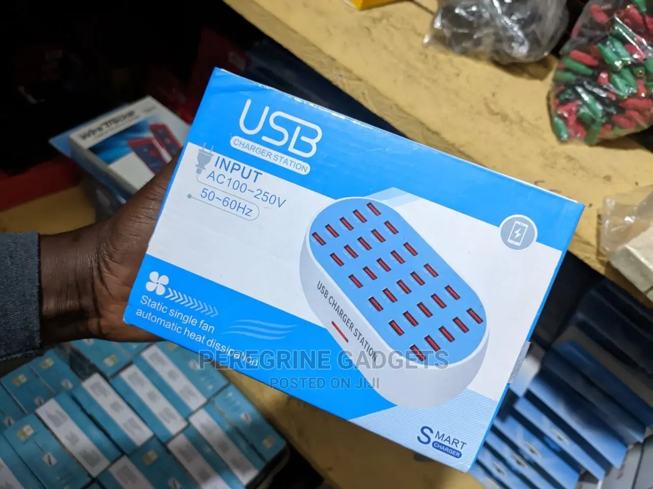Original USB Power Station  Charging Station Ac-100 -250v