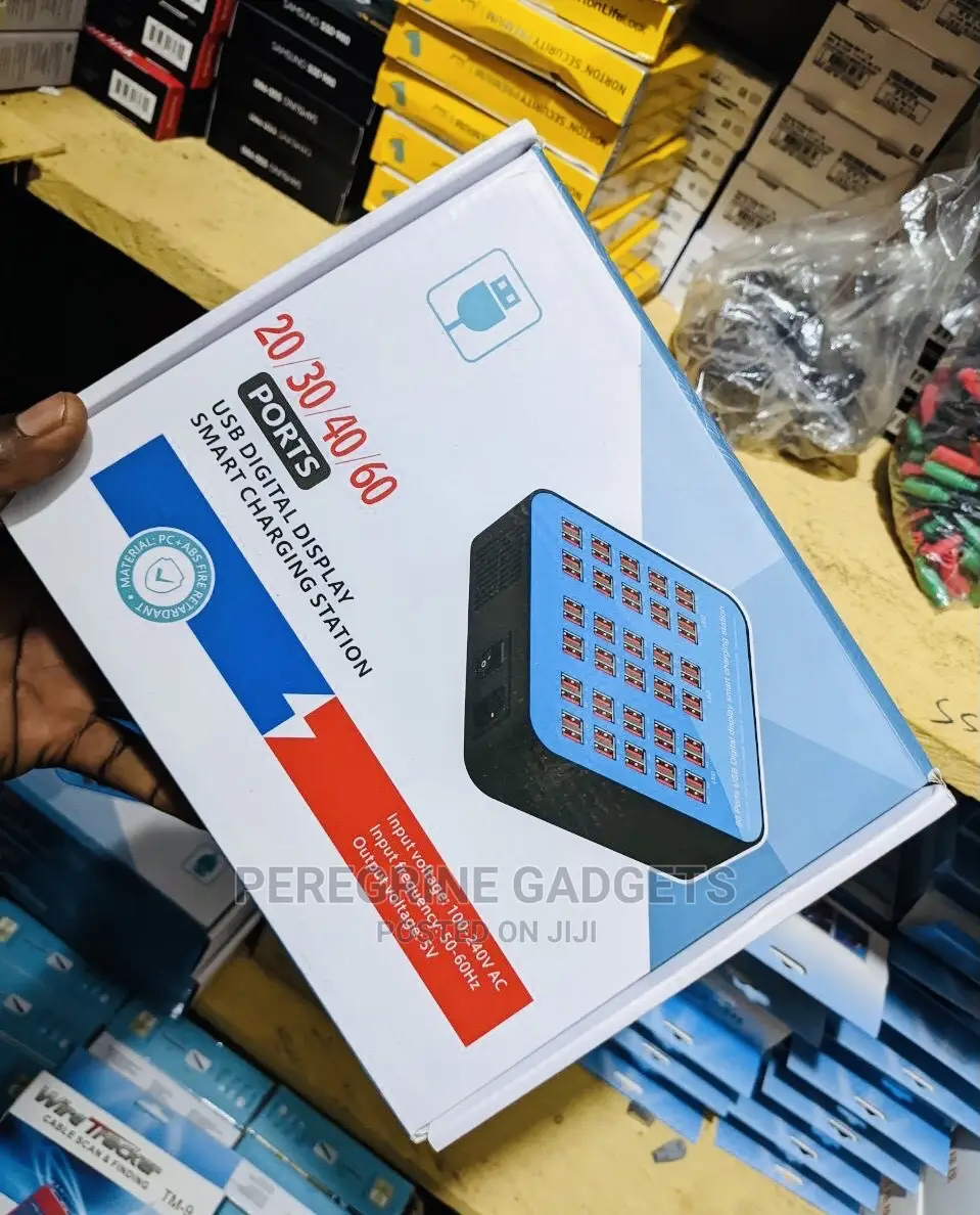 USB Digital Smart Power Charging Station 30 Ports