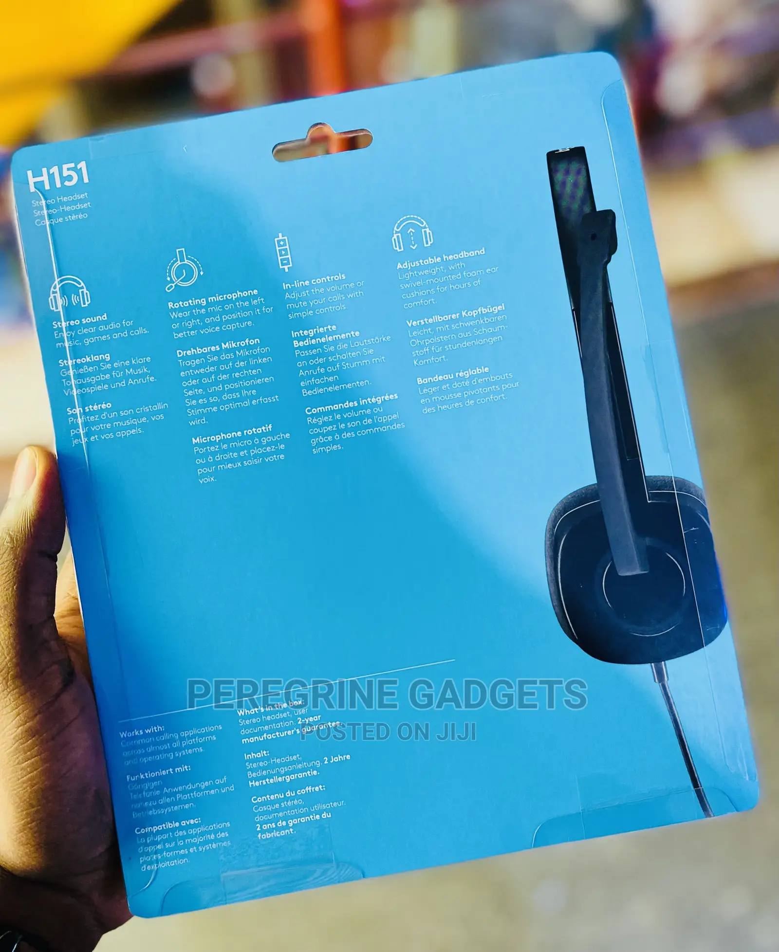 Logitech H151 Stereo Wired Headsets With a Pin  Conn