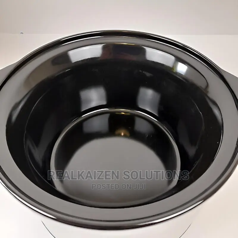 UK GEORGE HOMES 3L Stainless Steel Electric Slow Cooker 180W