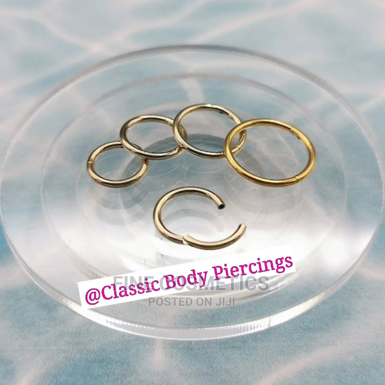 1pc Original Nose Ring Titanium Segment Clicker Seamles Hoop