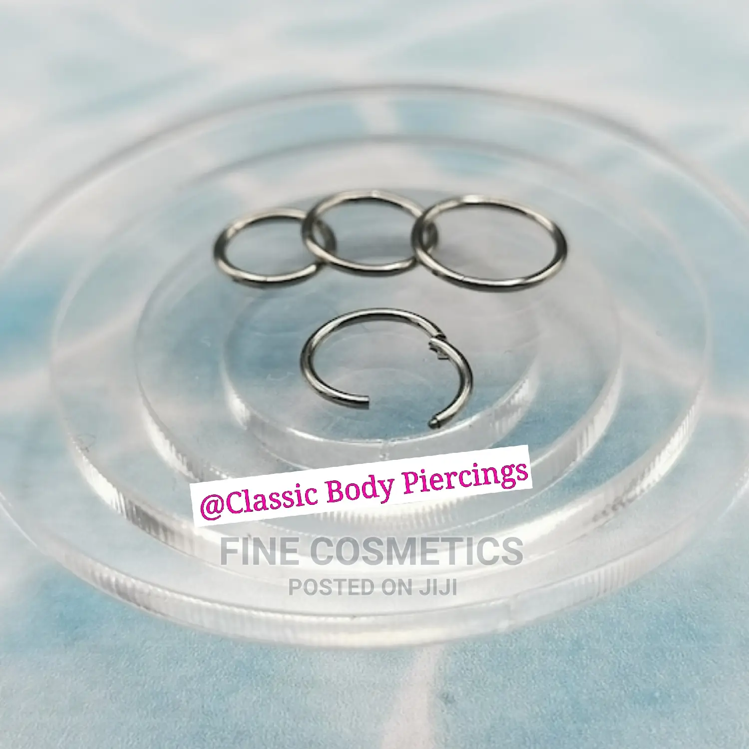 1pc Original Nose Ring Titanium Segment Clicker Seamles Hoop